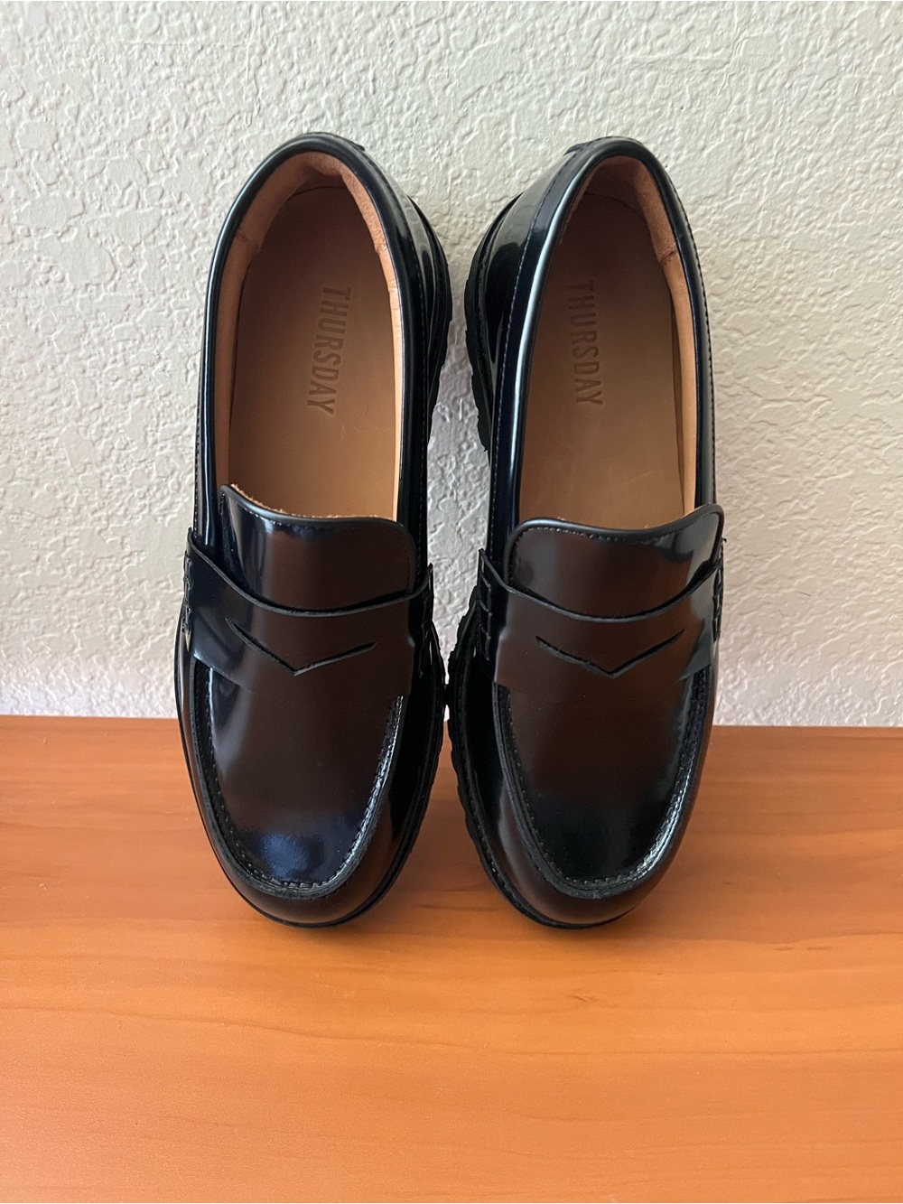 NWOB Thursday Boot Company Black Penny Loafer Size Men’s 9.5